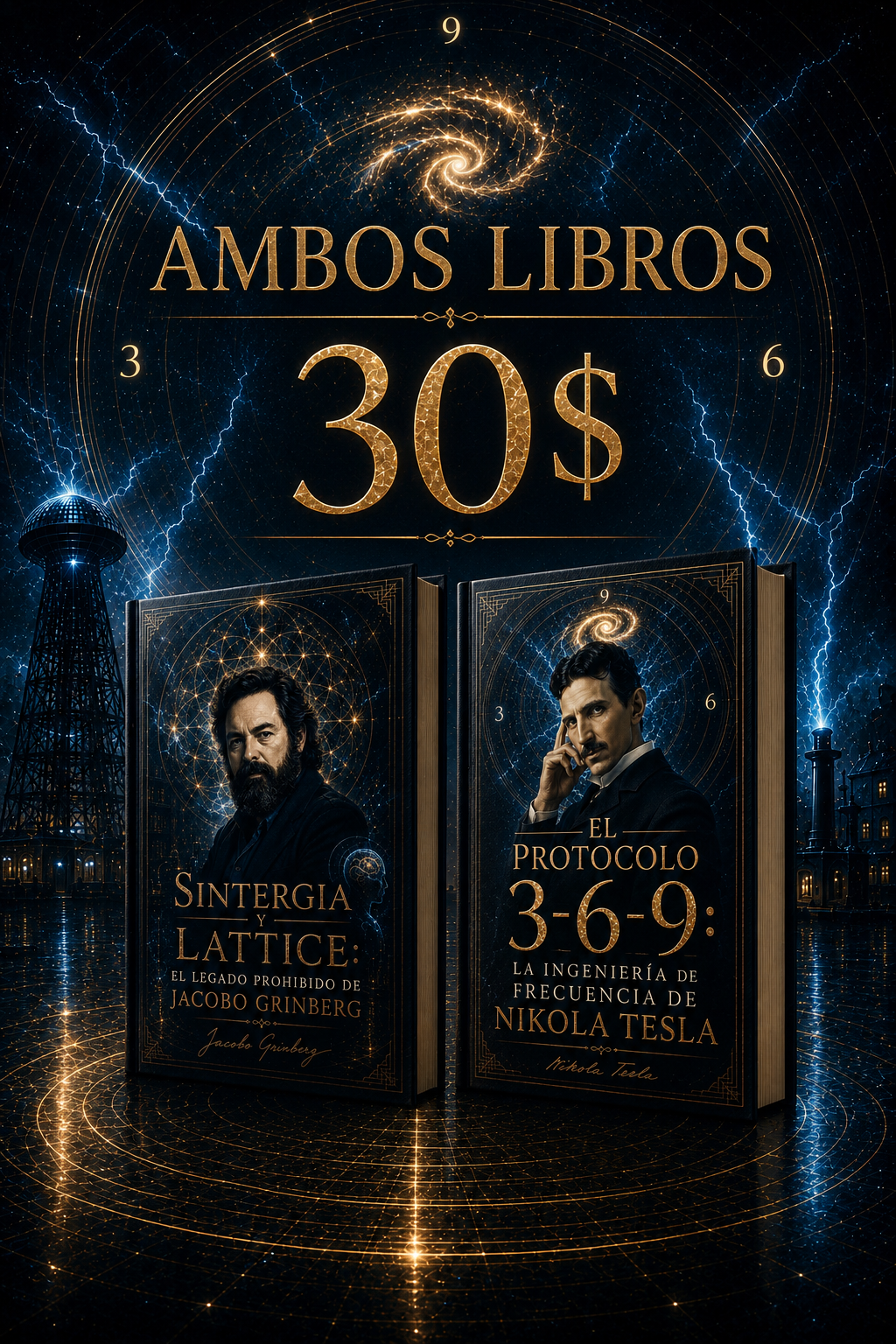 E-book de Jacobo Grinberg + E-book de Nikola Tesla